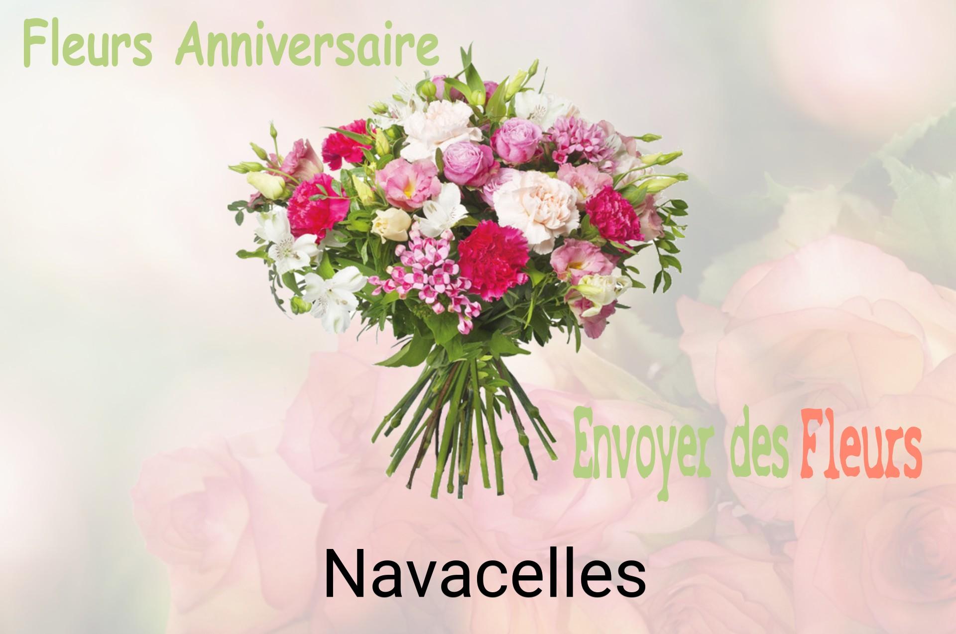 Bouquet de fleurs d’anniversaire livré à Navacelles